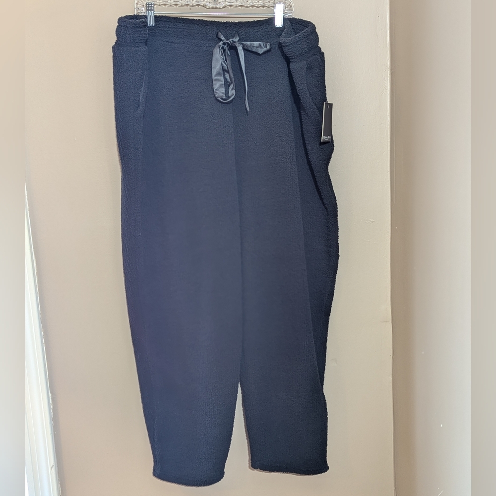 Eloquii Fleece pants, Size:22/24, Color:Black
